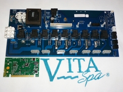 454005-D, 454002-D, Vita Spa Relay Board, Processor Card Combo : This set up is for a 220 Volt System  (Electronic part that is not returnable) Vita Spa Relay Board, Processor Card Combo 454005D, 0454005D, 30545005D, 454002D, 0454002D, 30454002D, Vita Spa ICS Spa Pack, 454005D, 0454005D, Consumer Engineering Inc 0454005D, Maax Spas 30454005D, Vita Spa, relay board, Circuit Board, PCB D 08 Relay No Stereo Domestic, D 2008, 454005 D, 30454005 D, 454002 D, 454005 V05D,Vita Spa ICS Spa Pack, processor card, 454002D, 0454002D, Consumer Engineering Inc 0454002D, Maax Spas 30454002D, Vita Spa, pc card, PCB Board, DS 08 Control Card, D 2008, 454002 D, 30454002 D, 454005 V05D
