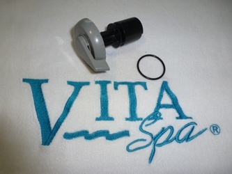 231510-Gray Kit : Gray Vita Spa Waterfall Valve Kit: Does not include white PVC body assembly.   